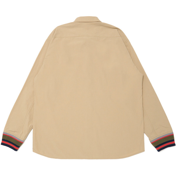 Rib Cuff Shirt 詳細画像 Beige 4