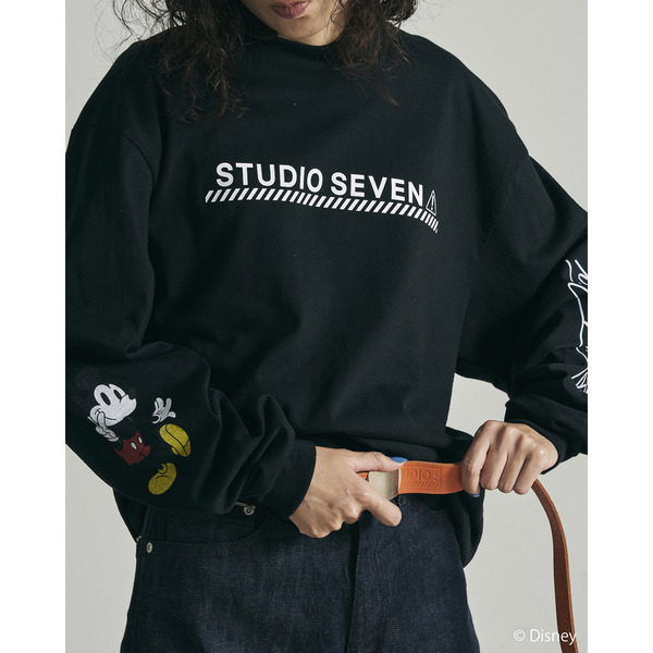 Disney Collection LS T-Shirt 詳細画像 Black 12