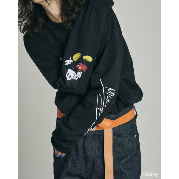 Disney Collection LS T-Shirt 詳細画像 Black 13