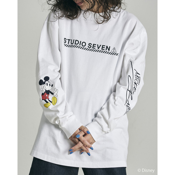 Disney Collection LS T-Shirt 詳細画像 Black 14