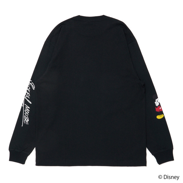 Disney Collection LS T-Shirt 詳細画像 Black 7
