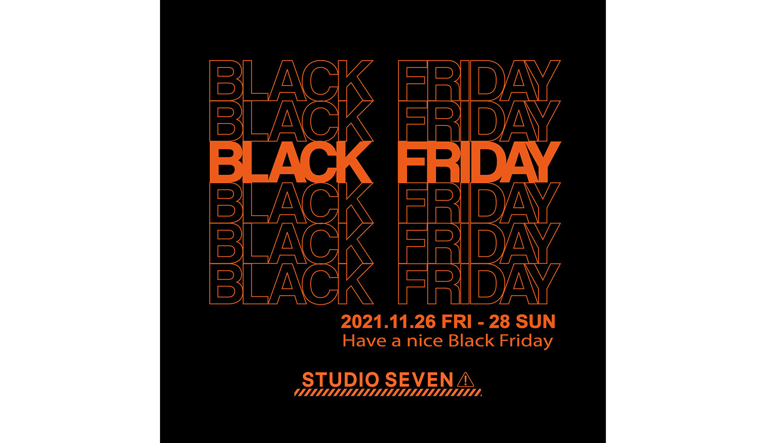 【ONLINE STORE 期間限定】11/26(金)よりBLACK FRIDAYを開催