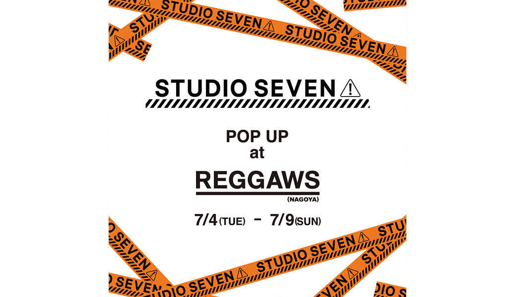 名古屋のセレクトショップ『REGGAWS』で 7/4(火)～7/9(日)の6日間 POP-UPの開催が決定。 POP-UP先行アイテムとして好評のオレンジの『ローズＴシャツ』や新作ローズカプセルコレクションも登場。