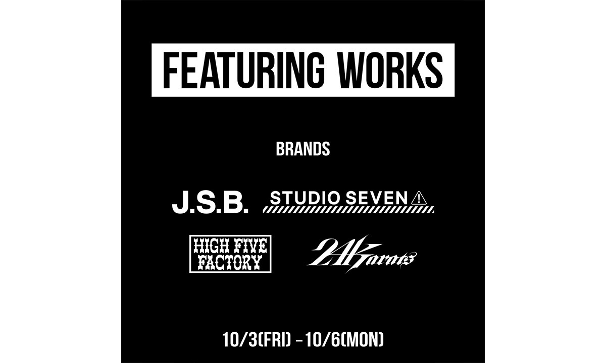 10/3(金)～6(月) 合同POP-UP FEATURING WORKS – IN TENOUJI MIOが開催決定！